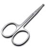 ZEDACA 2PACK Portable Safe Round Tip Eyebrow Scissors Stainless Steel Eyelashes Nose Scissors Makeup Tools view 2