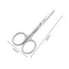 ZEDACA 2PACK Portable Safe Round Tip Eyebrow Scissors Stainless Steel Eyelashes Nose Scissors Makeup Tools view 4