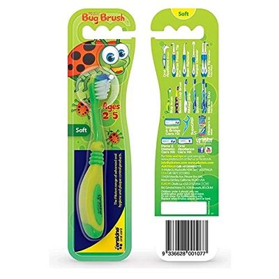 Piksters Children' S Bug Brush Kids Toothbrush 2-5 Years