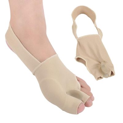 1Pair of Three Toes Bunion Corrector Hallux Valgus Corrector Day Night Toes Correction Socks Feet Care Size S/L