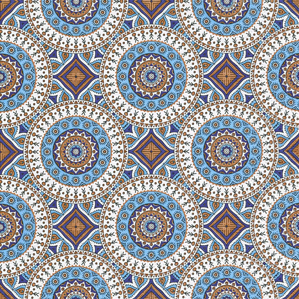 20 Napkins Antique Circles / Pattern / Circles / Neutral / Timeless 33 x 33 cm