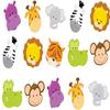 15 x Stand up Zoo Animals Edible Cupcake Toppers Wafer Card view 1
