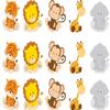 15 x Stand up Zoo Animals Edible Cupcake Toppers Wafer Card view 1