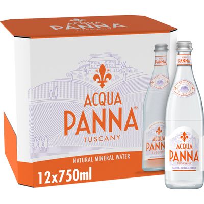 Acqua Panna Still Natural Mineral Water Glass 12x750ml