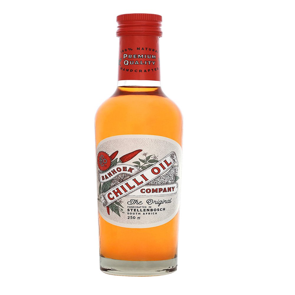 Banhoek Chilli Oil - Rapeseed Oil & Birds Eye Chillies - 250ml - Unwrapped