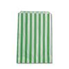 100x Green Small Candy Stripe Paper Bags Sweet Favour Buffet Gift Shop Party Sweets Cake Wedding view 1