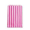 100x Pink Medium Candy Stripe Paper Bags Sweet Favour Buffet Gift Shop Party Sweets Cake Wedding view 1