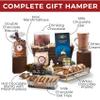 Hot Chocolate Gift Hamper - Drinking Chocolate, Mini Marshmallows, Clotted Cream, Biscuits & Chocolate Treats - Birthday Gift for Women, Movie Night Snacks, Thank You Gift for Men - by Hay Hampers view 3