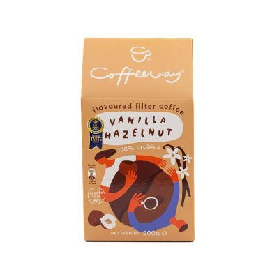 Coffeeway Flavored Filter Coffee Vanilla Hazelnut 200 Gram