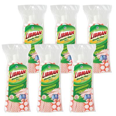 Libman Commercial Wonder Mop Refill | Case of 6