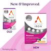Active Iron Supplement 17 mg Multivitamin for Women - Clinically Proven to Increase Energy & Reduce Tiredness - Gentle, Non-Constipating Iron Womens Multivitamin - 30 Capsules + 30 Tablets view 3