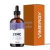 Vimergy Organic Liquid Zinc, 57 Servings - Alcohol Free Zinc Sulfate - Supports Immune Health & Metabolism - Antioxidant - Gluten-Free, Non-GMO, Kosher, Vegan & Paleo Friendly (115 ml) view 1