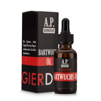 A.P. Donovan - Beard Growth Oil | Beard Growth Agent for Men | 30ml | Codex Beard Care Series