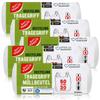 100 Bin Liners with Handle, 50 Litre, 20 Pieces Per Roll, Tear Resistant and Liquid Proof, Recyclable Product and Packaging - Pack of 5 Rolls view 1