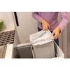 100 Bin Liners with Handle, 50 Litre, 20 Pieces Per Roll, Tear Resistant and Liquid Proof, Recyclable Product and Packaging - Pack of 5 Rolls view 3