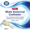 25-Units Rubber Urinal Bag Male External Catheters | Condom Catheters Single use (Large 30 mm 1.2 Inches) view 4