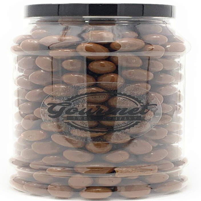 Chocolate Peanuts Retro Sweet Shop Jar by The Gourmet Sweet Company