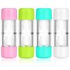 Healifty Mini Travel Rgp Contact Lens Case Hard Protective Storage Box with Transparent Cover for Gas Permeable Lenses Set of 4 Colors view 1