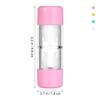 Healifty Mini Travel Rgp Contact Lens Case Hard Protective Storage Box with Transparent Cover for Gas Permeable Lenses Set of 4 Colors view 2