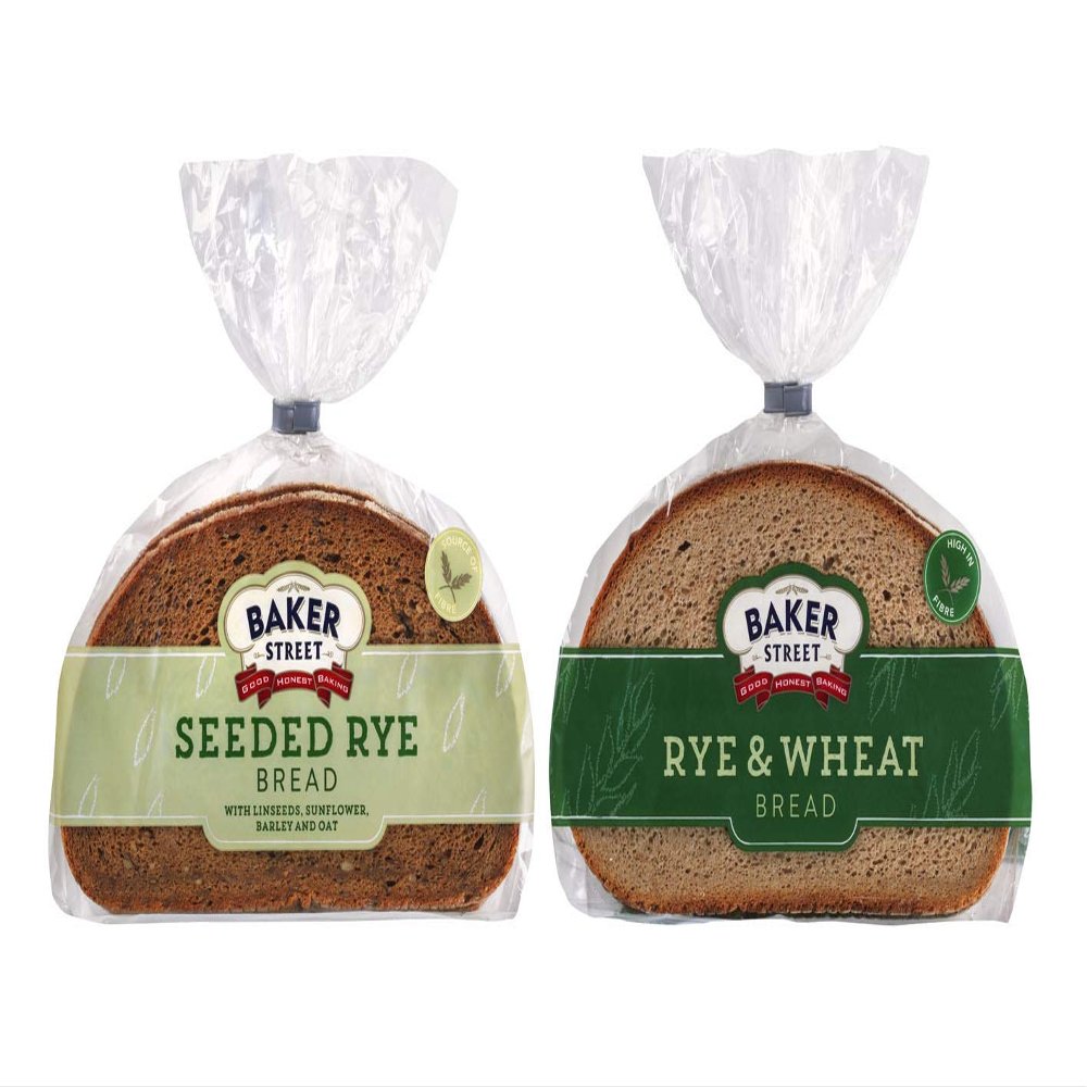 BR Baker Street RYE & Wheat Bread
