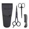 BlueZOO Beard Mustache Scissors and Comb Set Kit for Men Care - (3 Pieces Kit) view 1