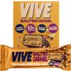 Vive Vegan Protein Salted Caramel Bar - 100% Plant Based High Protein - Natural Sugar Chocolate Coated Snack - Pack of 12 view 1