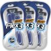 BIC Flex 3 Blade Mens Disposable Razor, 3 Count (Pack of 3) view 1