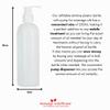 250ml Slimline (HDPE) REFILLABLE Plastic Bottle with Pump - Fits into Our Massage Oil Warmer view 3