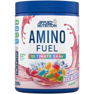 Applied Nutrition Essential Amino Acid (EAA) Powder Supplement Maximize Muscle Growth, 11 g Per Serving with BCAAs, Candy Ice Blast, 390 g