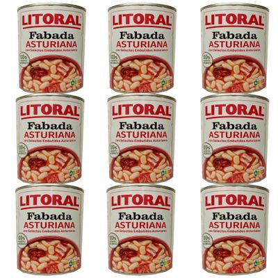 Lot of 9X Fabada Litoral 435gr