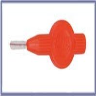 BRACE SPACE Orthodontic INTERDENTAL Brushes for Cleaning Around Braces/Brackets (0.5MM X FINE, RED)