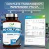 Bio Cultures Complex Probiotics & Prebiotics 60 Billion CFU 6 Month Supply - for Gut Health with Lactobacillus Rhamnosus - for Women and Men - 180 Vegan Capsules view 2