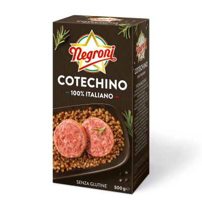 Negroni Cotechino - 100% Italian Pork Meat (Medium Grinding) (500g)