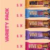 Vive Natural Variety Pack High Protein Bar - Vegan Treat - Healthy High Fibre Snack - Pack of 5 view 3