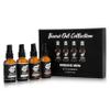 Urbane Men Beard Oil For Men Set of 4  Premium Beard Kit with Sandalwood, Vanilla, Cedarwood, Unscented Essential Oils  Moisturising Beard Conditioner Gift Set view 2