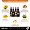 Urbane Men Beard Oil For Men Set of 4  Premium Beard Kit with Sandalwood, Vanilla, Cedarwood, Unscented Essential Oils  Moisturising Beard Conditioner Gift Set view 4