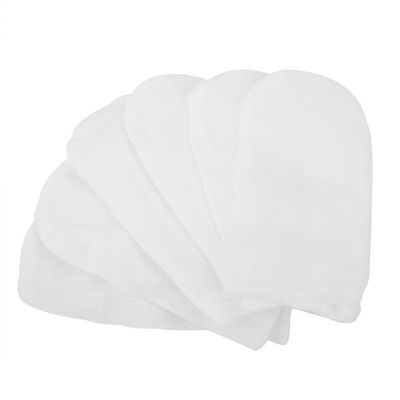 6Pcs Finger-cot Cotton Gauze Elastic Finger Brush Oval Deciduous Tongue Toothbrush Tool for Kid Baby Oval Cavity Cleaning