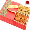 Ghasitaram Gifts Christmas Gifts Healthy Hampers - 2 Part Almonds and Garula Bites Bag Box view 1