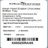 Ghasitaram Gifts Christmas Gifts Chocolates Hampers - Mesh Heart English Chocolate Brittles Tray view 2