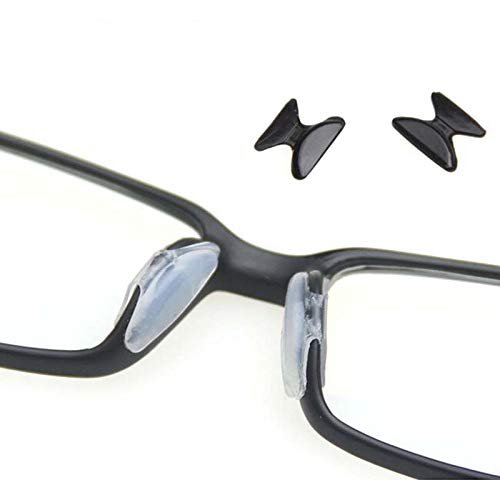 1 Pair UK CELTD Anti-Slip Silicone Nose Pads for Eyeglass Sunglass Glasses Spectacles 2.5mm Clear