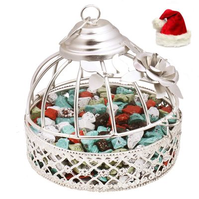 Ghasitaram Gifts Christmas Gifts Chocolates Hampers - Silver Stone Chocolate Cage