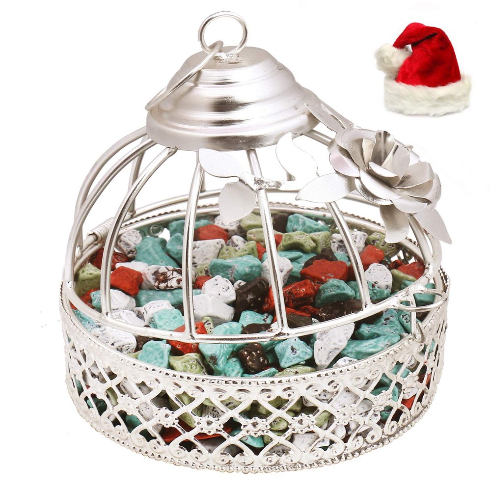 Ghasitaram Gifts Christmas Gifts Chocolates Hampers - Silver Stone Chocolate Cage
