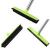 MEIBEI Pet Hair Removal Broom with Squeegee -53", Long Handle Soft Bristle Rubber Broom, Ideal for remove fur from Carpets, Rugs, Hardwood and Linoleum view 2