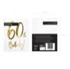 (20) 60Th Gold Foil On White Napkins view 2