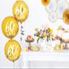(20) 60Th Gold Foil On White Napkins view 4