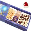 Ghasitaram Gifts Christmas Gifts Hampers - Nutties , Namkeen and Almonds Pouch Hamper view 1