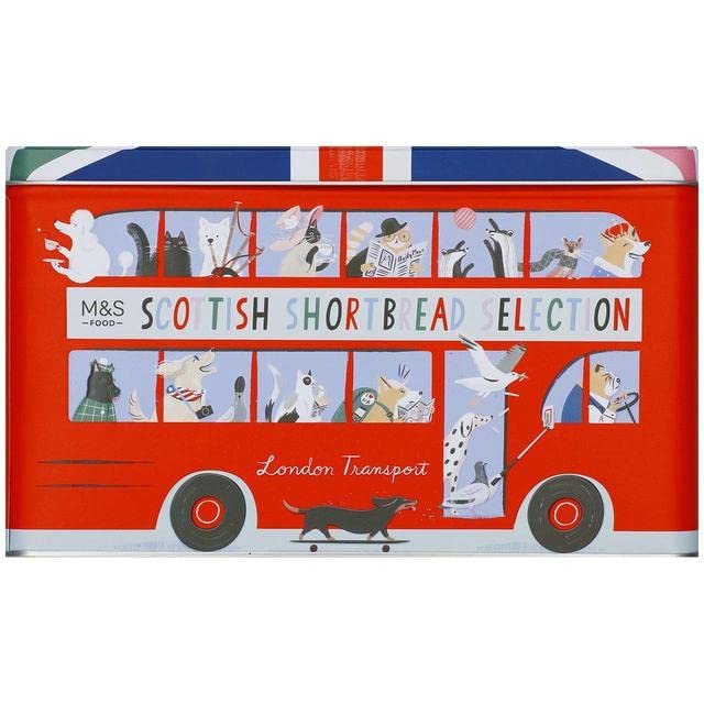 Marks & Spencer Scottish Shortbread Selection in a London Bus Tin 500g