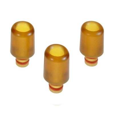 Armerah eButt Taper 510 Drip Tip eCig Mouthpiece Short/Wide PEI Thermoplastic 3 Pack