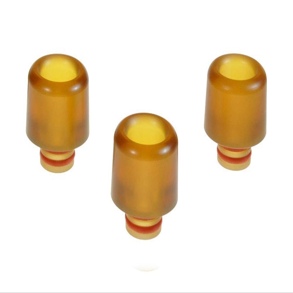 Armerah eButt Taper 510 Drip Tip eCig Mouthpiece Short/Wide PEI Thermoplastic 3 Pack