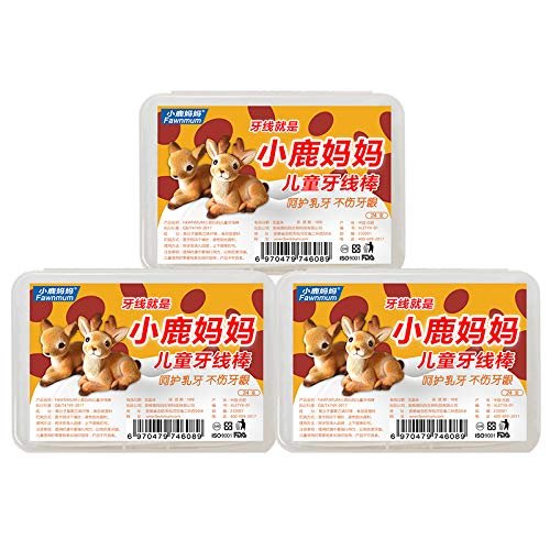 Children's dtntal Floss, Fun Floss,Teeth Cleaning, Box (24 Pieces) (Pack of 3)